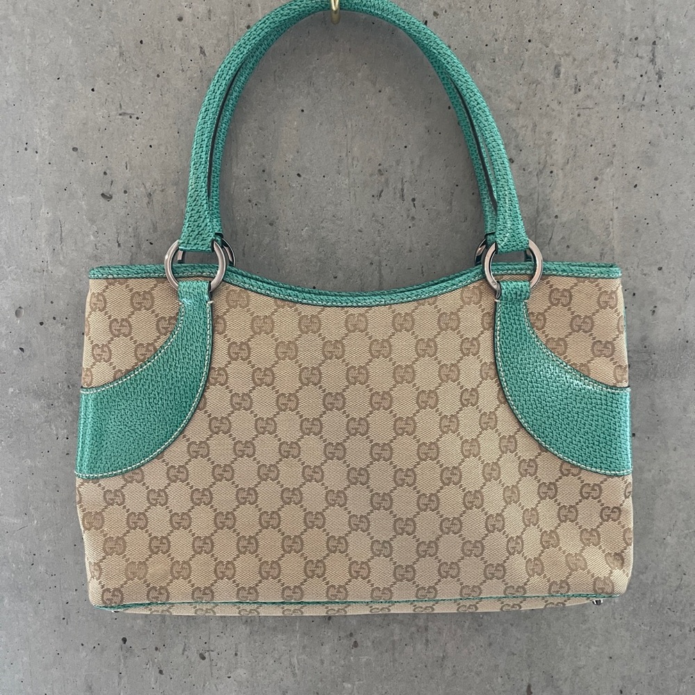Vintage Gucci GG Canvas Indy Tote Bag